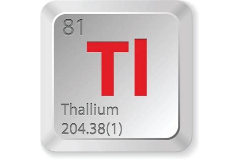 thallium fun facts|Thallium Element Facts .